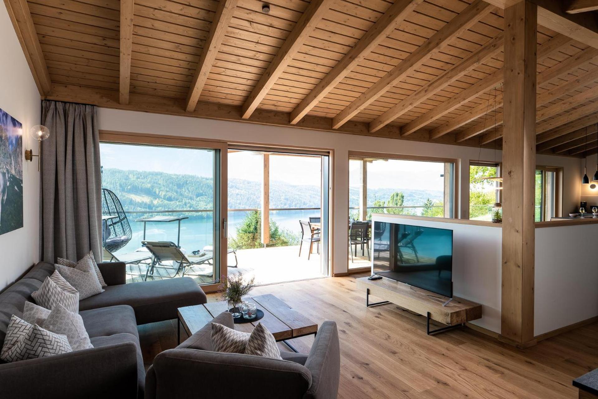 Chalet Seeblick ميلستاف المظهر الخارجي الصورة